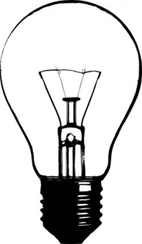 Pix For  Neon Light Bulb Clipart
