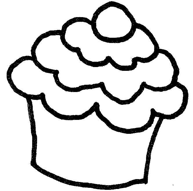 a large cupcake with a small door, white...