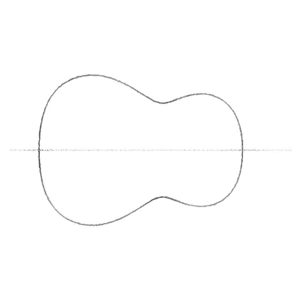 Guitar Outline Template | Clipart library - Free Clipart Images