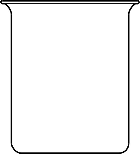 empty beaker cartoon