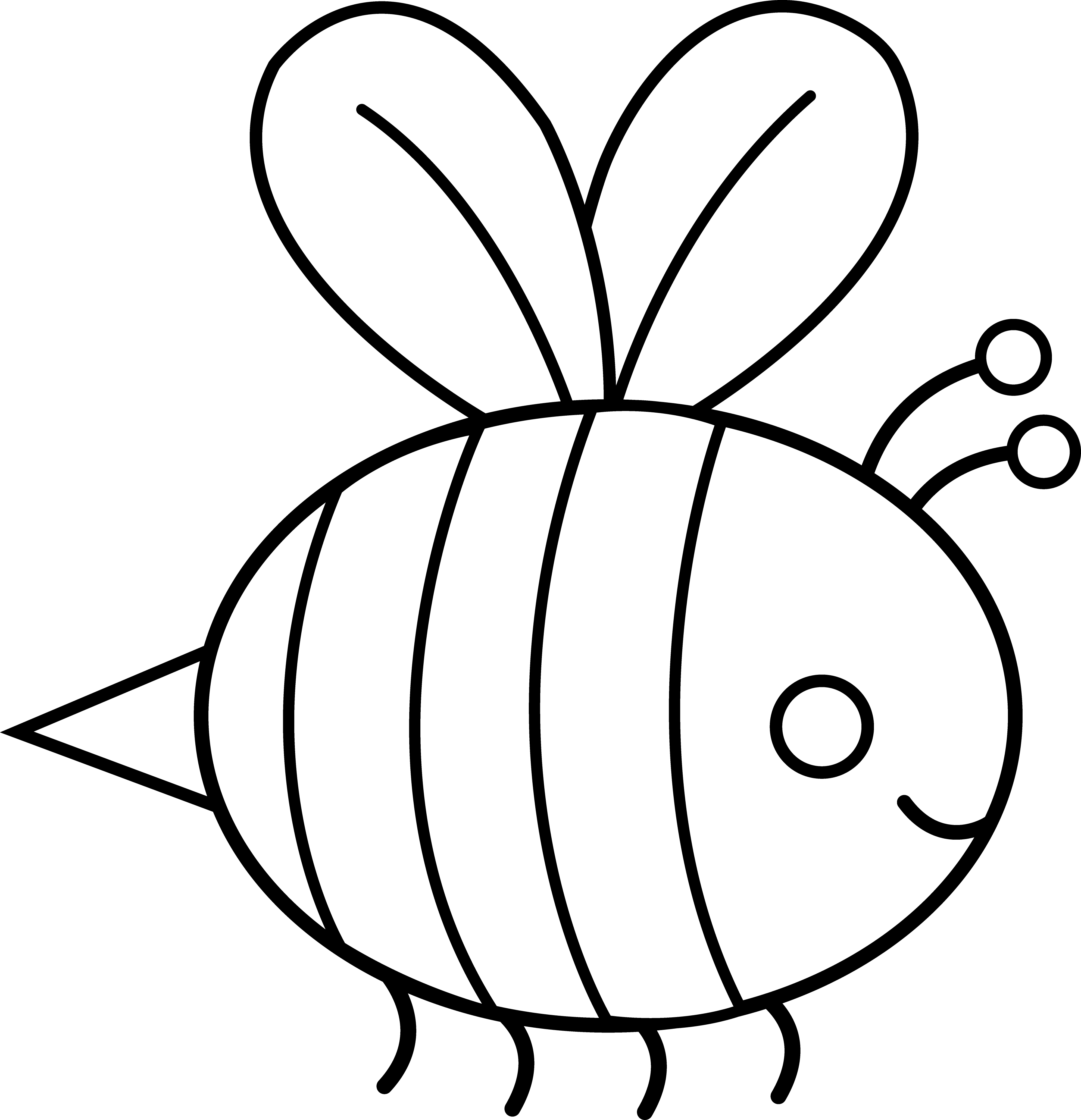 Free Bee Outline Png Download Free Bee Outline Png Png Images Free