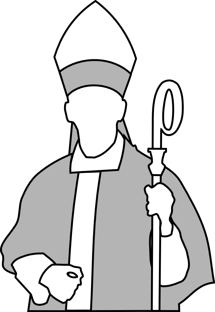 Bishop Icon - Religious Leadership Symbol in Christian Tradition