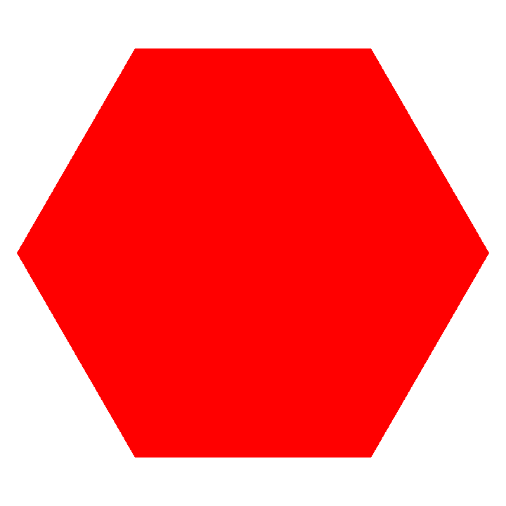 color changing hexagon spin by 10binary on Clipart library