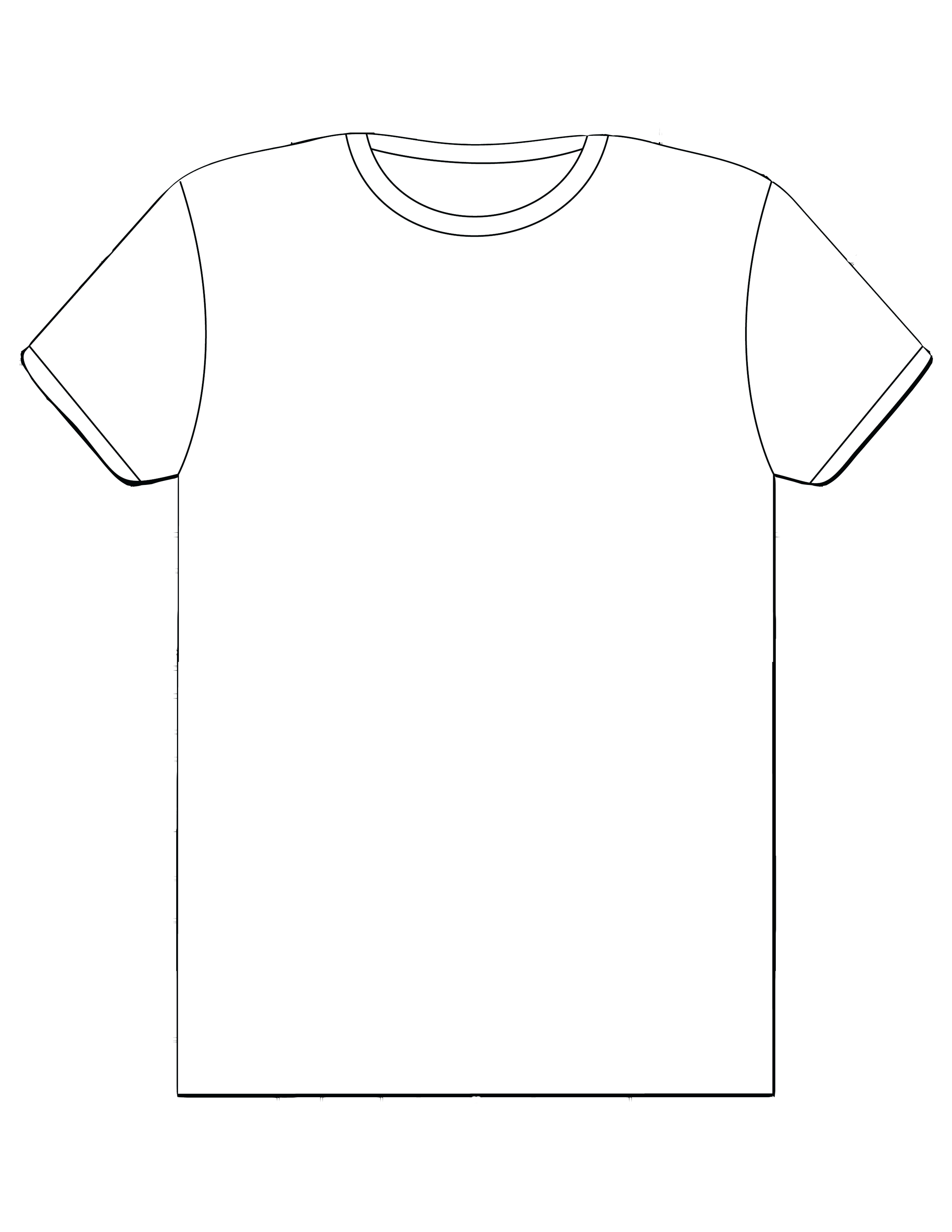 Blank T shirt Templates – Tim's Printables