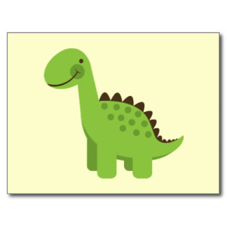 Cute Dinosaur Postcards  Postcard Template Designs | Zazzle