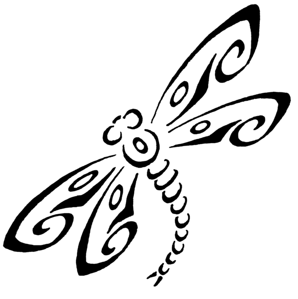Dragonfly Drawings - Clipart library