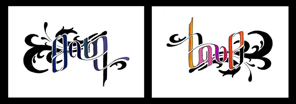Ambigram Art The Magic of Multidirectional Wordplay  Design