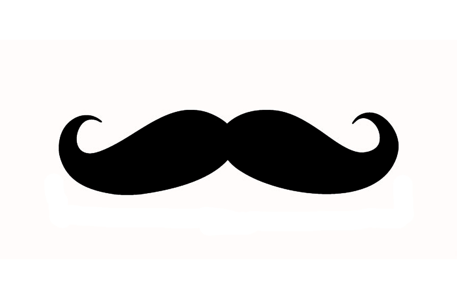 Pix For  Handlebar Mustache Outline