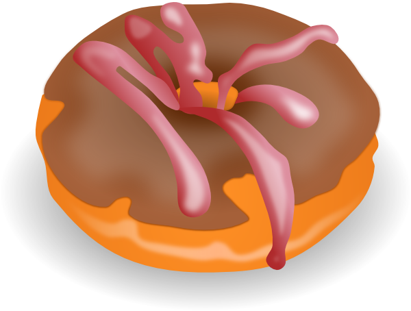 Doughnut clip art - vector clip art online, royalty free  public 