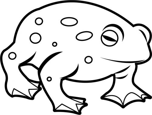 Toad Clip Art Black And White | Clipart library - Free Clipart Images