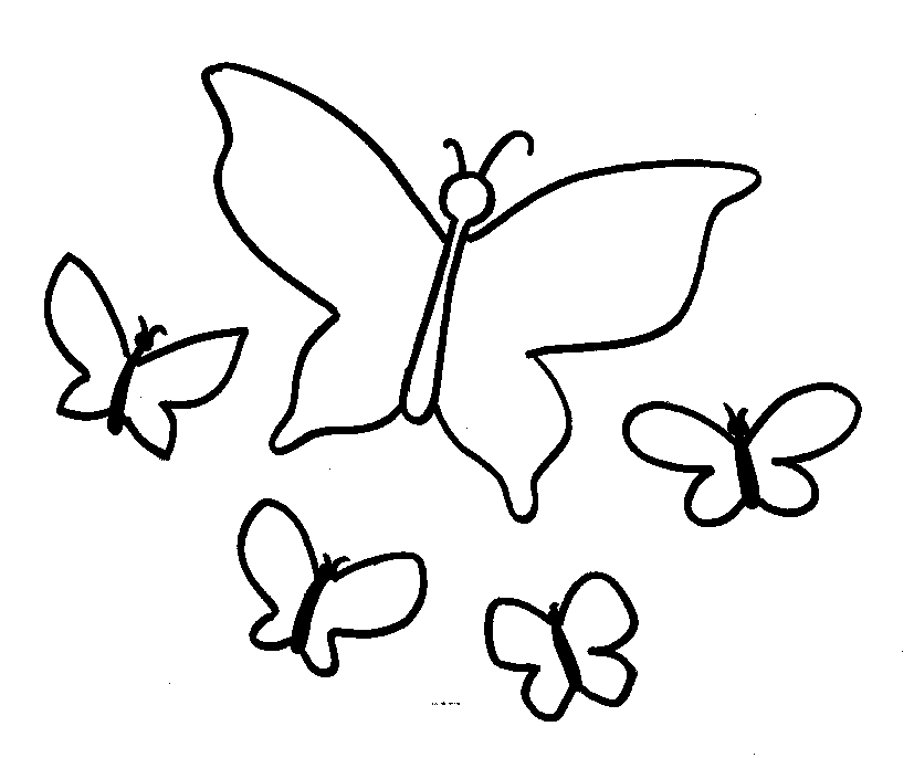 Butterfly Coloring Page - Free Printable Outline for Kids & Adults