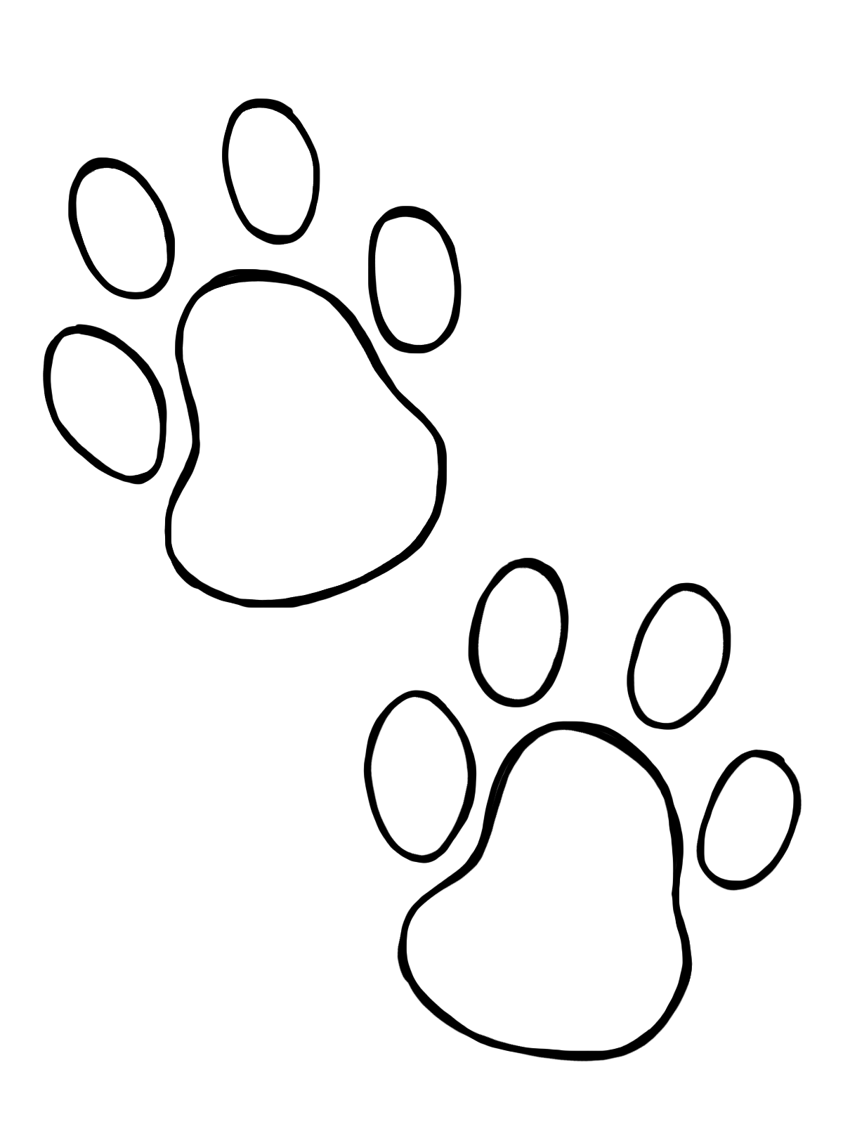 Clip Art by Carrie Teaching First: Pets Doodles with FREEBIE Paw 