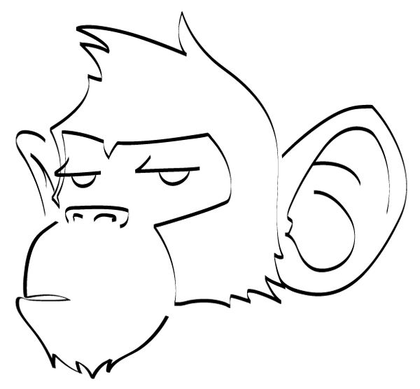 22775 Monkey Face Draw Images Stock Photos  Vectors  Shutterstock