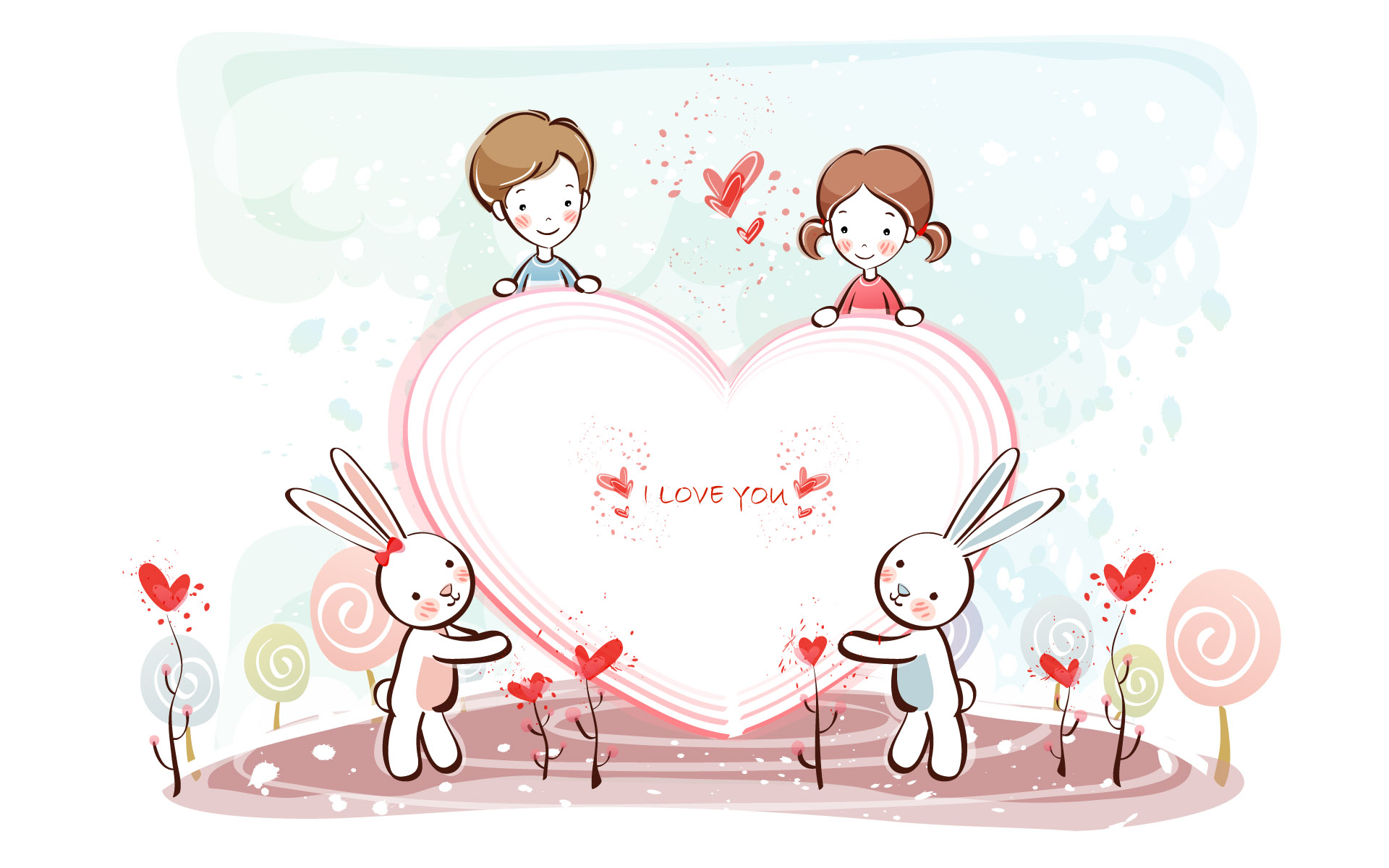 Gambar Cute Couple Cartoon Images Background Hd Wallpaper Clip Art ...
