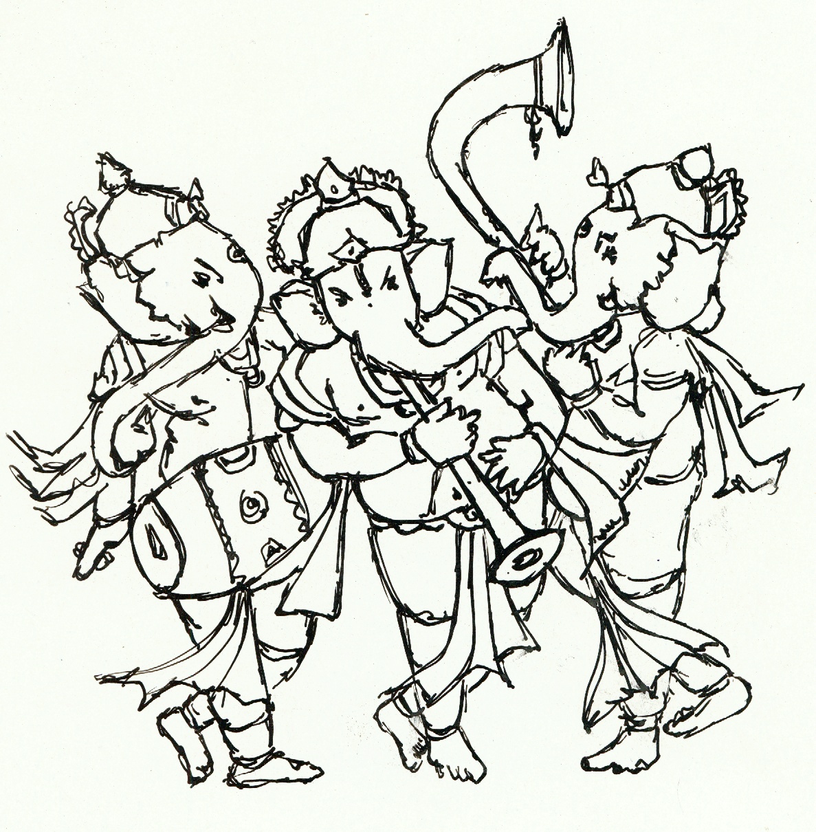 Ganesh chaturthi drawing easy | ganesha drawing easy | How to draw ganesha  easy step by step | By All About ArtFacebook