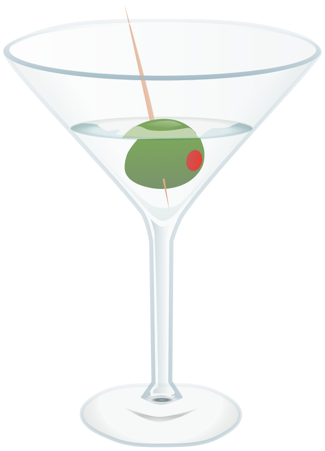 Cocktail Glass (Martini) Clipart, vector clip art online, royalty 