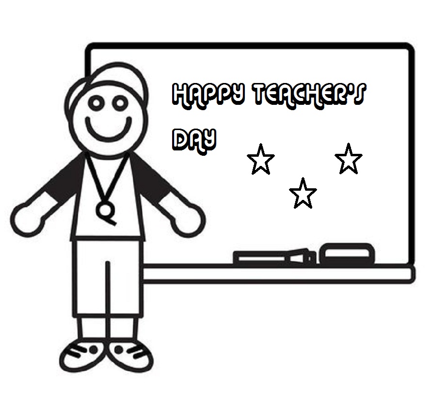 Happy Teachers Day Color Clip Art Library