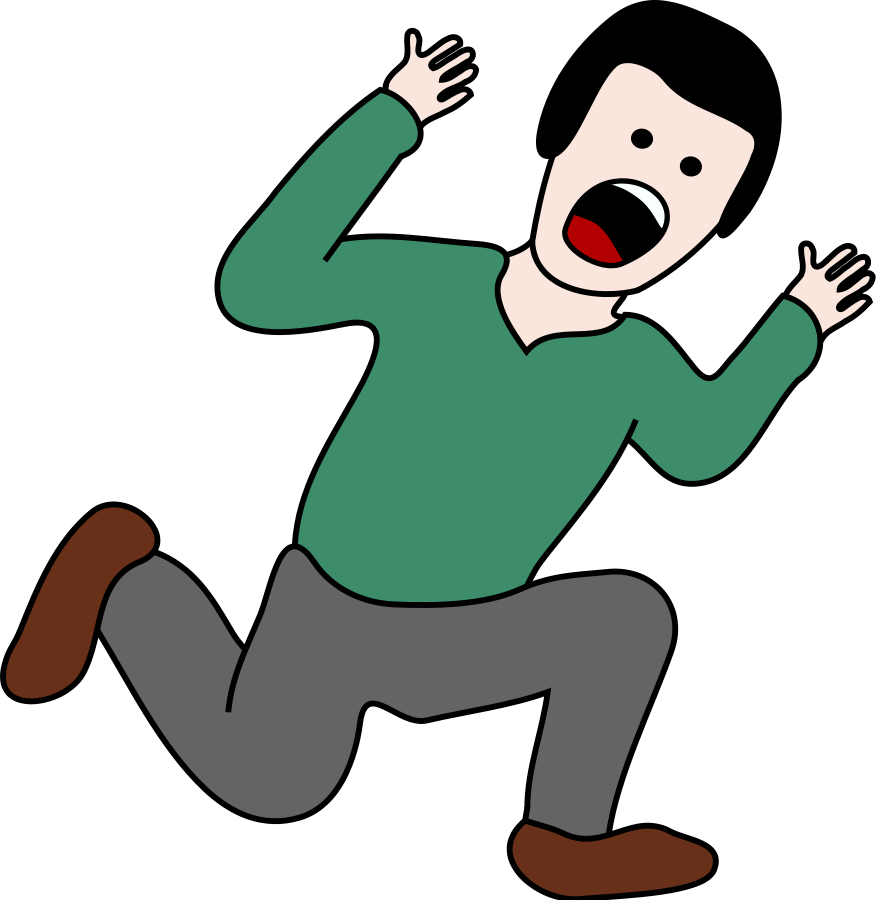 Scared Man Clipart. Scared Man | Clipart library - Free Clipart Images