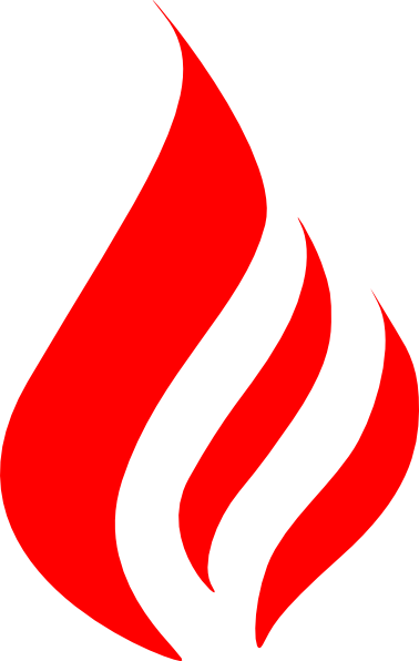 Red Flame Icon - Symbol of Fire, Energy, and Passion