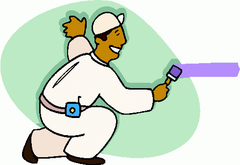 Professional Painter at Work - Interior Painting Services