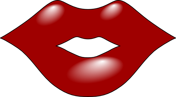 Red Lips clip art Free Vector 