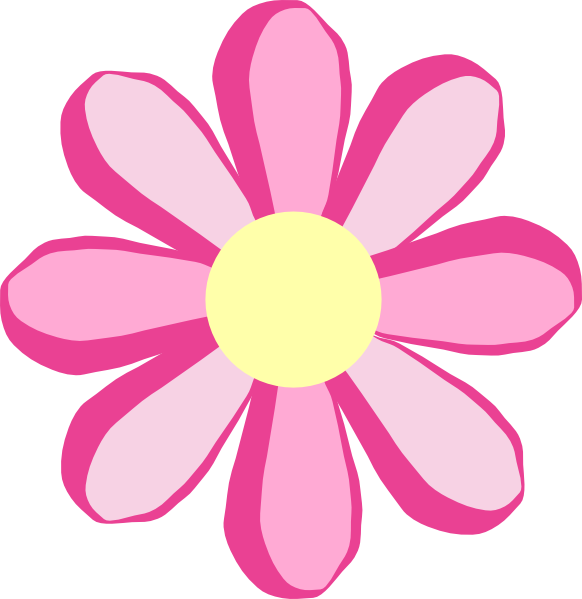 Light Pink Flower Clipart | Clipart library - Free Clipart Images