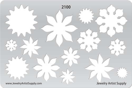 Snowflake Metal Stamping Blanks - Model 2100 | Jewelry Artist Supply