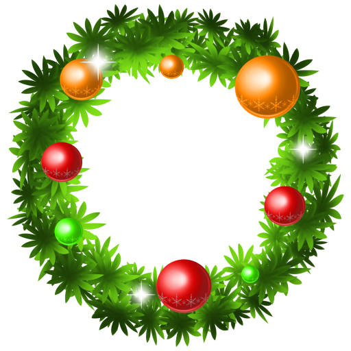 Christmas Wreath Graphic - Clipart library