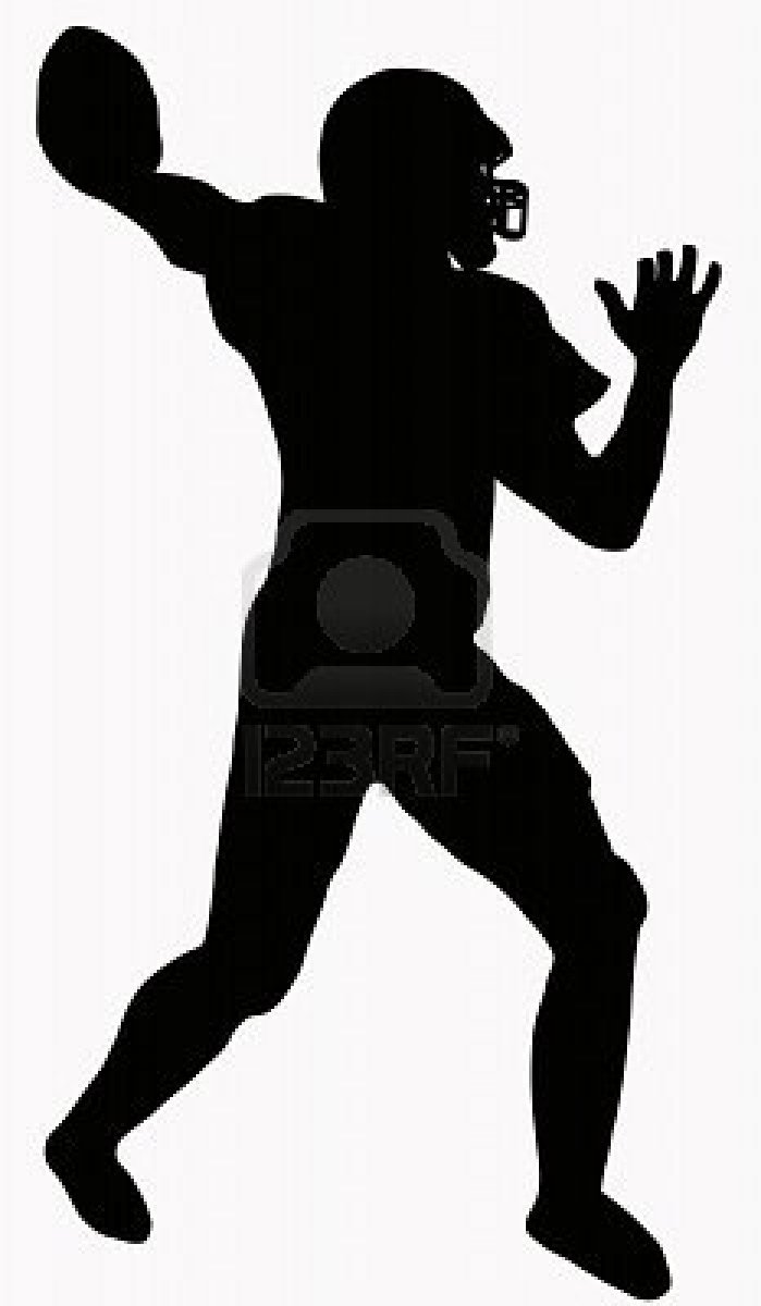 Flag Football Silhouette | Clipart library - Free Clipart Images