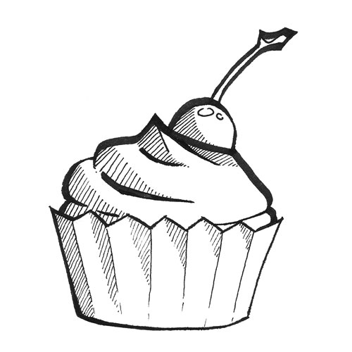 How to Draw a Rainbow Cupcake Cute + Easy | Cupcake drawing, Fun2draw,  Rainbow cupcakes
