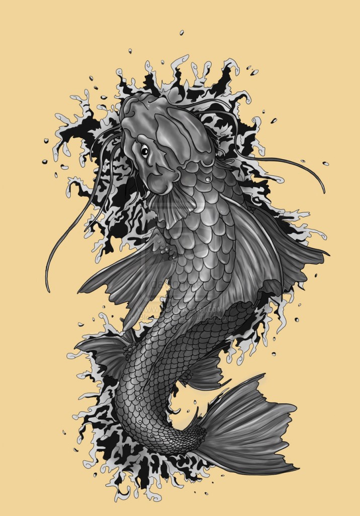 koi fish wallpaper art  Clip Art Library