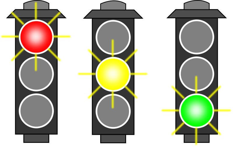 Free to Use  Public Domain Traffic Light Clip Art