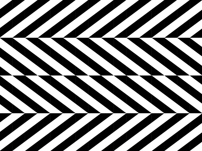 Optical Illusion Pattern PPT Backgrounds - Black, Pattern, White 