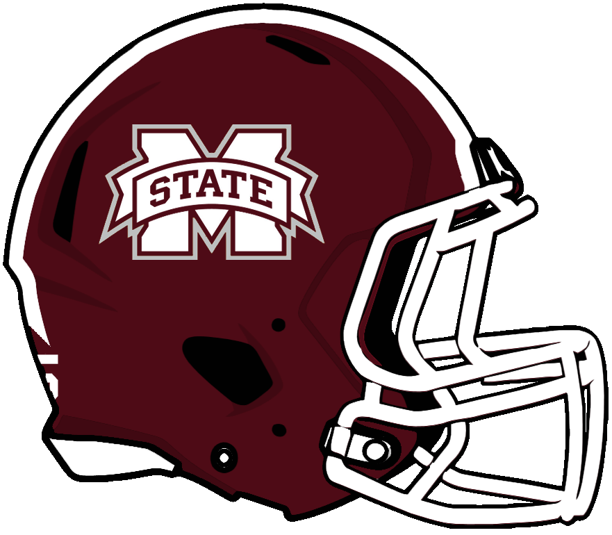 Mississippi State Bulldogs Football Helmet - Official Team Gear & Design