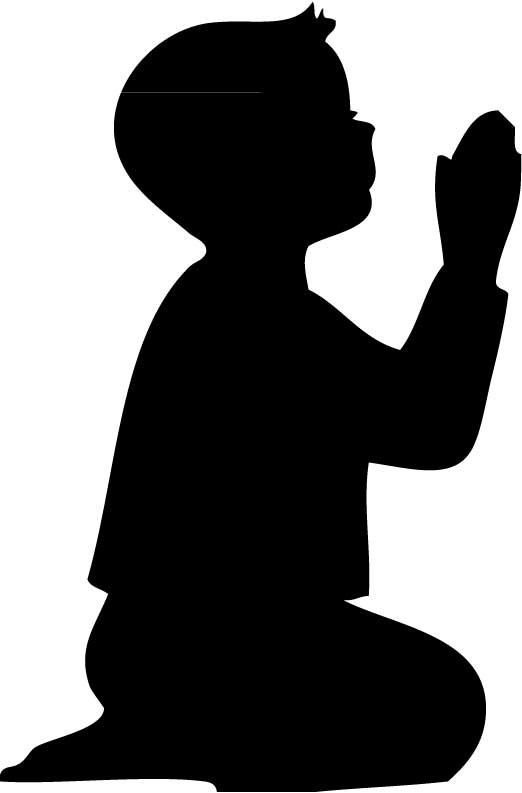Boy Praying Silhouette [Reli822] - $10.00 : IStickerthat, We 