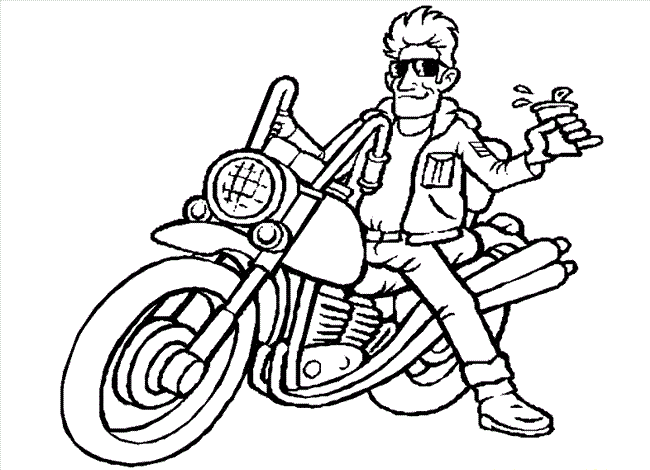 Free How To Draw A Cartoon Motorcycle, Download Free How To Draw A ...