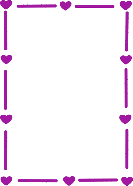 Purple Heart Border Clip Art at Clipart library - vector clip art online 