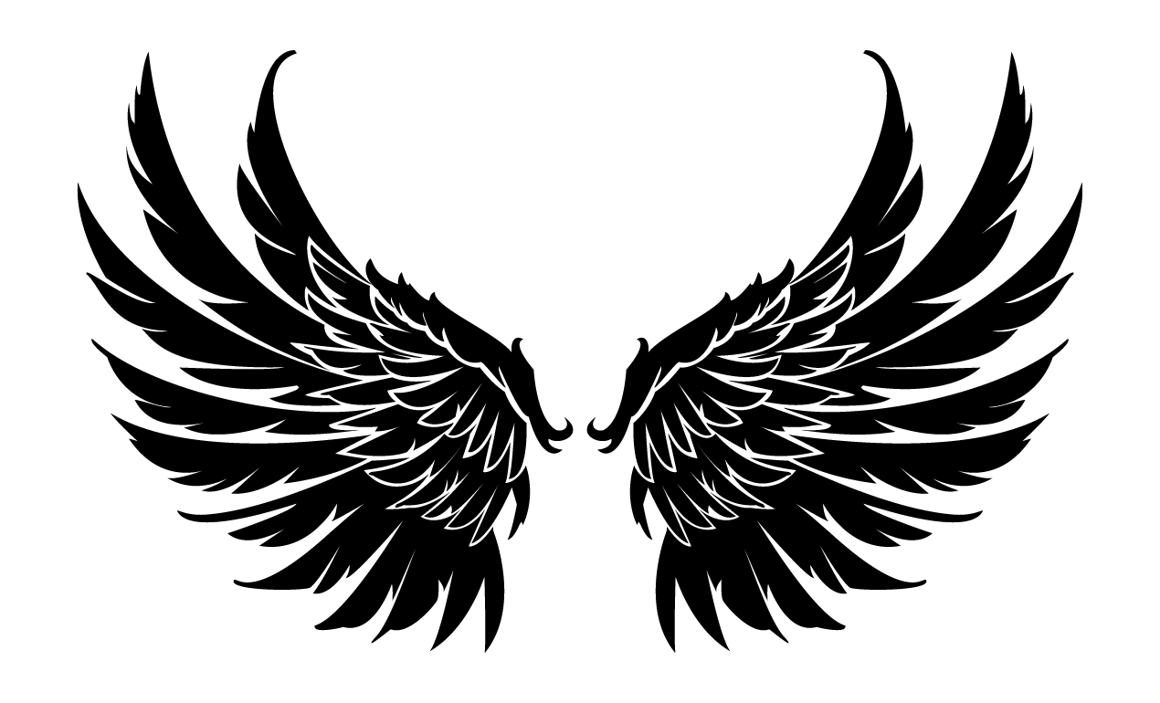 dragon wings silhouette png