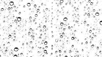 Closeup of raindrops on window | stock clip #63973