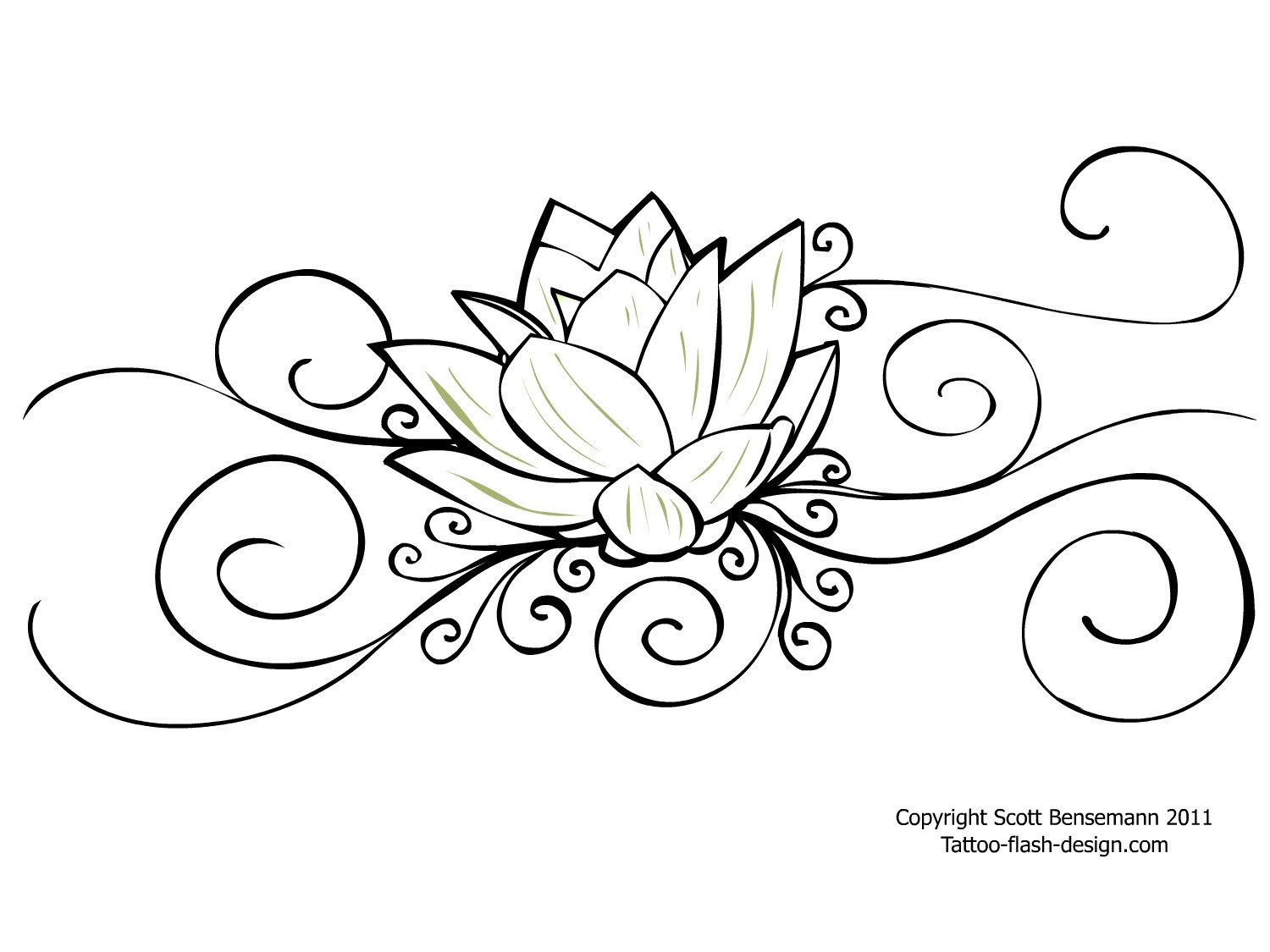 japanese lotus tattoo drawing