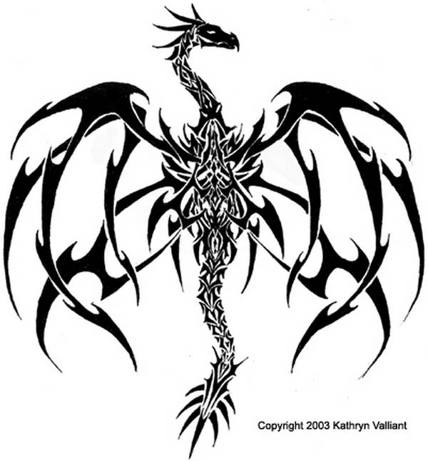 dragon tattoo designs - Clip Art Library