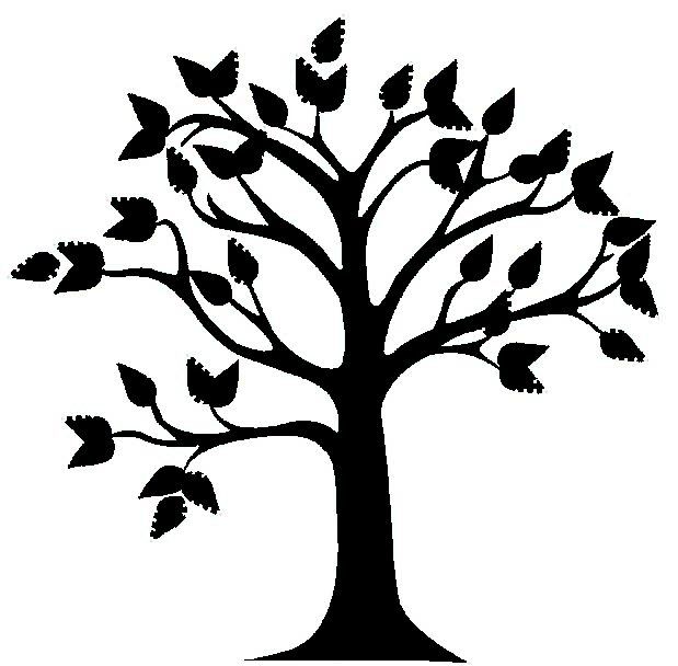 Tree Outline | Family tree mural ideas | Clipart library