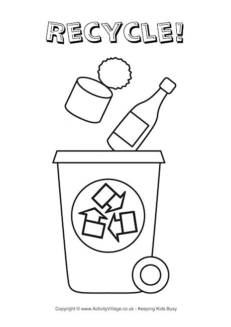 Free Recycle Coloring Pages, Download Free Recycle Coloring Pages png ...