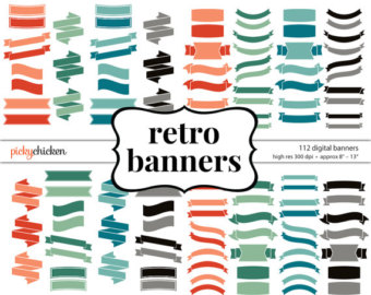 Retro Banners - 112 Vintage-Inspired Digital Banner Templates