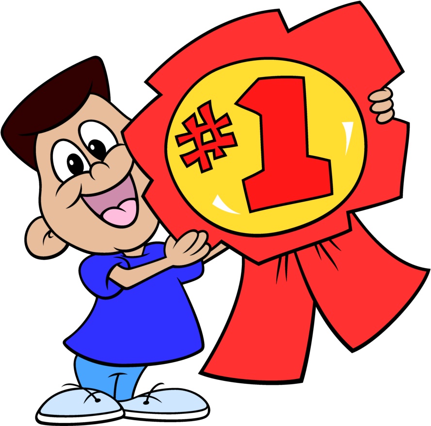 #1 Winner Ribbon - Celebrate Top Achievement with Joy