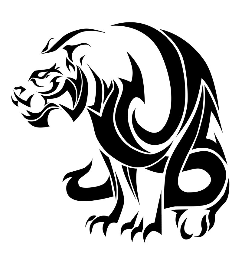 Download Tiger Face Transparent Png  Tiger Tattoo Design Png PNG Image  with No Background  PNGkeycom