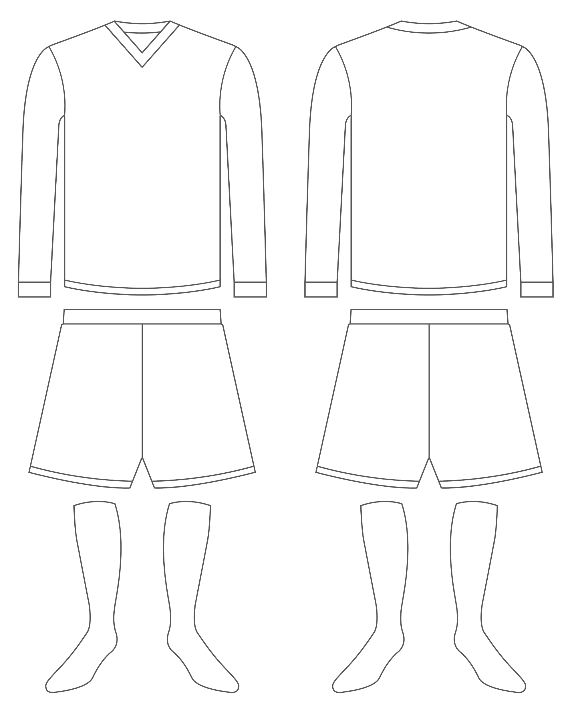 Free Blank Soccer Jersey Template, Download Free Blank Soccer Jersey ...