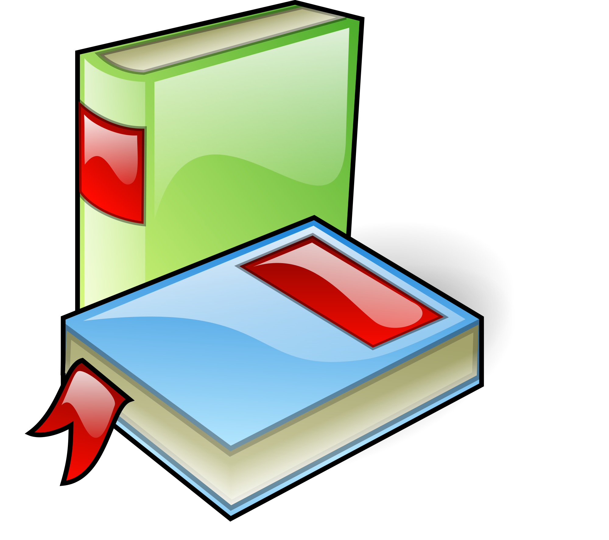 Two Books Clip Art Library
