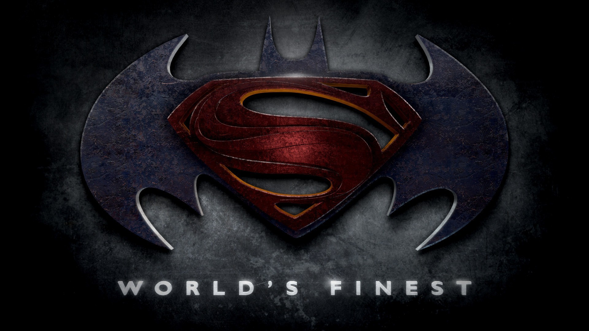 batman superman worlds finest logo - Clip Art Library