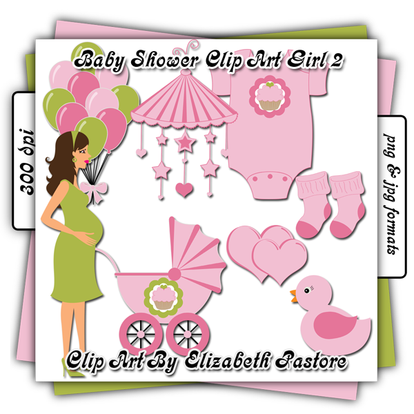 Baby Shower Clip Art Girl 2 Baby Shower Clip Art Girl 2 by 